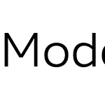 Moderna Sans