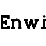 Enwicken Typeface