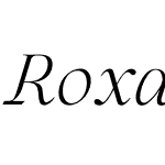 Roxale Story Calligraphy