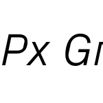 Px Grotesk Pan