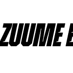 ZuumeEdgeCut-ExtraBoldItalic