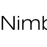 Nimbus Sans Extd D