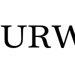 URW Antiqua Wide