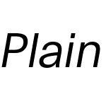 Plain