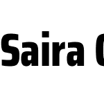 Saira Condensed ExtraBold