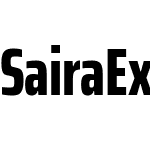 Saira ExtraCondensed ExtraBold