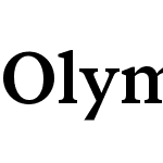 Olympic Serif Medium