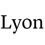 Lyon Text