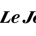 Le Jeune Text