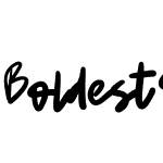 BoldestSignature