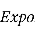 Exposure Italic Trial