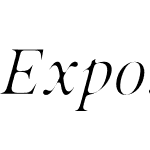 Exposure Italic Trial