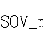 SOV_monospace