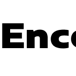 Encode Sans Expanded Black