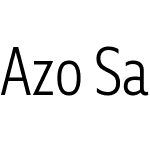 Azo Sans 2 Condensed