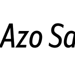 Azo Sans 2 Condensed