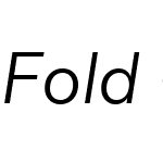 Fold Grotesque Pro