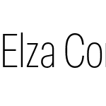 Elza Condensed