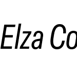 Elza Condensed