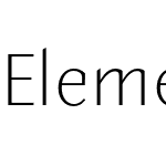 Elemental Sans Pro Extra