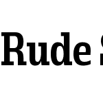 Rude Slab Condensed