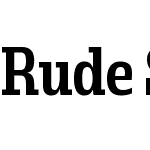 Rude Slab Condensed