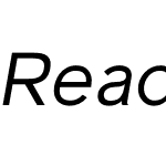 Reader-Italic