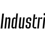 IndustriaSans-CndLightItalic