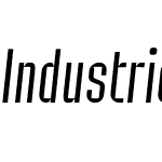 IndustriaSans-CndThinItalic