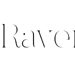 Ravensara Antiqua Stencil