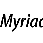Myriad S Semi Condensed