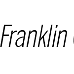 Franklin Condensed ITC Pro