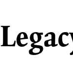 Legacy Serif ITC Pro