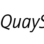 Quay Sans ITC Pro