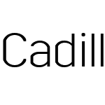 Cadillac Sans