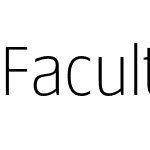 Faculty Condensed