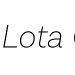 Lota Grotesque