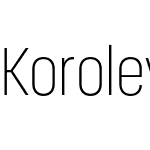 Korolev Condensed