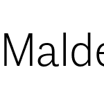 Malden Sans