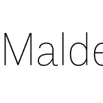 Malden Sans