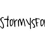 StormysFontNarrow