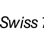 Swiss 721 Cyrillic