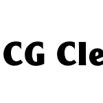 CG Clearface Gothic