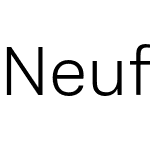 Neufile Grotesk