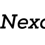 Nexa Slab Bold Oblique