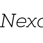 Nexa Slab Light Italic