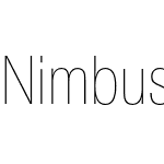 Nimbus Sans Novus Cond