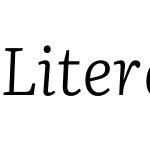 Literata 18pt