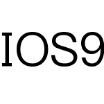 IOS9苹方简体 W4