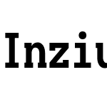 Inziu IosevkaCC Slab J